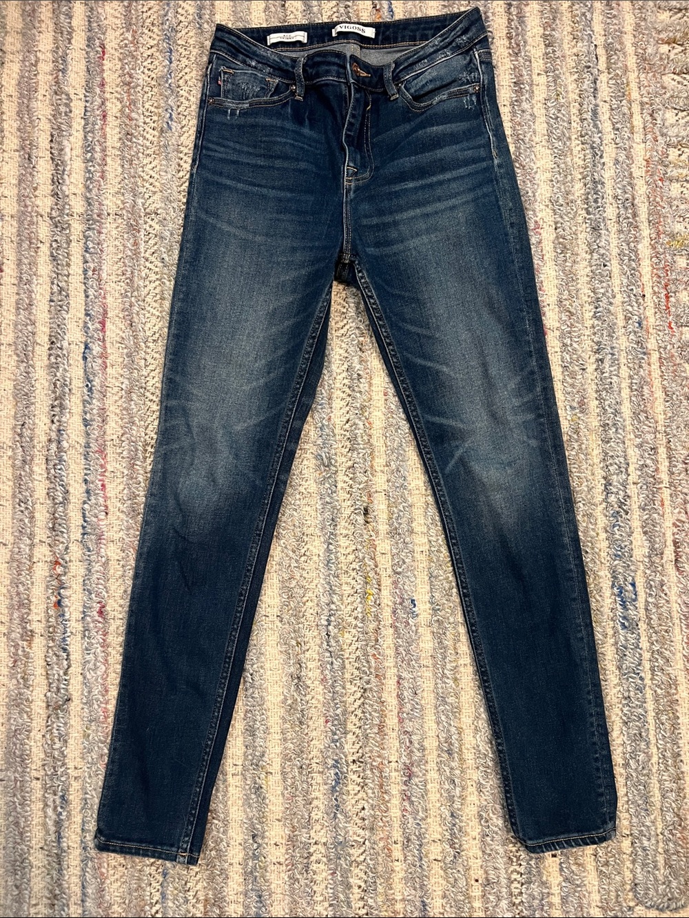 Vigoss Dark Blue Ace Skinny Jeans